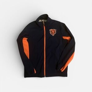 Mens Chicago Bears Navy and Orange Jacket